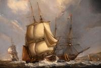 Oil Painting by William Broome of Ramsgate "Coastal Shipping" (3 of 7) Oil Painting by William Broome of Ramsgate "Coastal Shipping" (3 of 7)