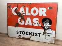Vintage Original English 1950's Enamel Advertising Sign Calor Gas Stockist (11 of 22) Vintage Original English 1950's Enamel Advertising Sign Calor Gas Stockist (11 of 22)