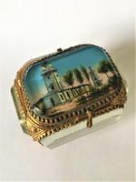 European Glass & Ormolu Scenic Trinket Box (3 of 7) European Glass & Ormolu Scenic Trinket Box (3 of 7)