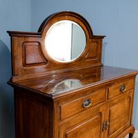 Walnut mirror back sideboard (3 of 6) Walnut mirror back sideboard (3 of 6)