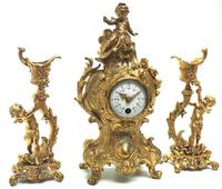Antique 8 Day Ormolu Mantel Clock Set Cherubs At Play 8 Day Mantle Clock (3 of 11) Antique 8 Day Ormolu Mantel Clock Set Cherubs At Play 8 Day Mantle Clock (3 of 11)