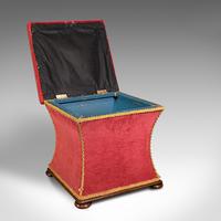 Antique Ottoman, English, Velour, Dressing, Sewing Stool, Victorian c.1890 (2 of 10) Antique Ottoman, English, Velour, Dressing, Sewing Stool, Victorian c.1890 (2 of 10)