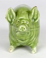 Robert Heron Scottish Wemyss Green Glazed Art Pottery Pig c.1900 (10 of 11) Robert Heron Scottish Wemyss Green Glazed Art Pottery Pig c.1900 (10 of 11)