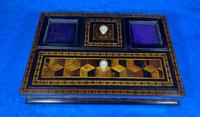 Victorian Rosewood & Tunbridge Ware Inkstand by Thomas Barton (15 of 24) Victorian Rosewood & Tunbridge Ware Inkstand by Thomas Barton (15 of 24)