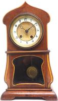 Fantastic Art Nouveau Mantle Clock Tulip Floral Inlay 8 Day Mantle Clock (9 of 10) Fantastic Art Nouveau Mantle Clock Tulip Floral Inlay 8 Day Mantle Clock (9 of 10)