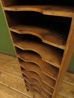 Antique Narrow Pine Pigeon Holes, Stationery or Haberdashery Display Shelves (8 of 10) Antique Narrow Pine Pigeon Holes, Stationery or Haberdashery Display Shelves (8 of 10)