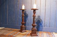Pair of Tall Cast Iron Pricket Candlesticks (2 of 9) Pair of Tall Cast Iron Pricket Candlesticks (2 of 9)