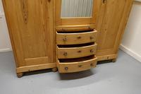 Large Stripped Pine Wardrobe Compactum (8 of 8) Large Stripped Pine Wardrobe Compactum (8 of 8)