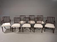 Handsome Set of 8 (6+2) George III Period Mahogany Framed Chairs (2 of 2) Handsome Set of 8 (6+2) George III Period Mahogany Framed Chairs (2 of 2)