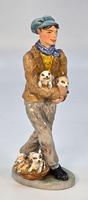 A Rare Edwardian Wedgwood & Co. Ltd China Figure of the Puppy Seller (1 of 12)