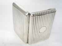 Stylish Rectangular Antique Silver Cigar Pocket Case (5 of 6) Stylish Rectangular Antique Silver Cigar Pocket Case (5 of 6)