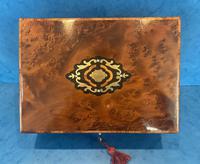 19th Century French Burr Cedar Jewellery Box (9 of 11) 19th Century French Burr Cedar Jewellery Box (9 of 11)
