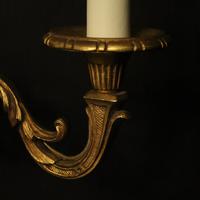 French Pair Of Gilded Bronze Twin Arm Wall Lights (4 of 10) French Pair Of Gilded Bronze Twin Arm Wall Lights (4 of 10)