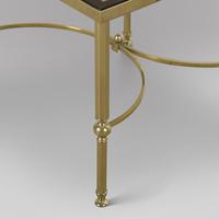 Pair of Lacquered Brass and Smoked Glass Tables (3 of 3) Pair of Lacquered Brass and Smoked Glass Tables (3 of 3)