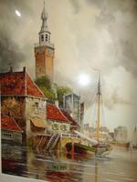 Watercolour Continental Scene by L. Staaten (3 of 5) Watercolour Continental Scene by L. Staaten (3 of 5)
