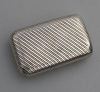 Good French Solid Silver Reeded Rectangular Snuff Box c.1830 (4 of 10) Good French Solid Silver Reeded Rectangular Snuff Box c.1830 (4 of 10)