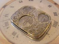 Antique Pocket Watch Chain Fob 1920s J W Benson Silver Nickel Coin Holder Fob (8 of 10) Antique Pocket Watch Chain Fob 1920s J W Benson Silver Nickel Coin Holder Fob (8 of 10)