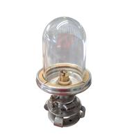 Reclaimed Ships Nickel Silver & Aluminium Plate Ceiling Light