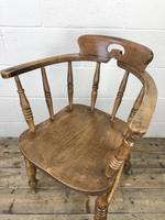 Antique Beech Spindle Back Smoker's Bow Chair (5 of 8) Antique Beech Spindle Back Smoker's Bow Chair (5 of 8)