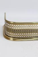 Long 4ft6 Antique Victorian Pierced Brass Fire Fender (9 of 13) Long 4ft6 Antique Victorian Pierced Brass Fire Fender (9 of 13)