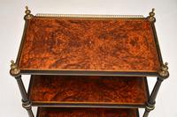 Antique Amboyna & Ebony Etagere Side Table (11 of 13) Antique Amboyna & Ebony Etagere Side Table (11 of 13)