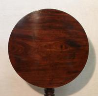 English Georgian Figured Mahogany Tilt Top Tripod Table (2 of 7) English Georgian Figured Mahogany Tilt Top Tripod Table (2 of 7)