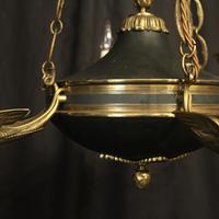 French Gilded Brass Empire 6 Light Antique Chandelier (3 of 10) French Gilded Brass Empire 6 Light Antique Chandelier (3 of 10)
