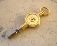 Antique Pocket Watch Chain Fob 1890s Victorian Brass & Steel Swivel Key Size 6 (5 of 10) Antique Pocket Watch Chain Fob 1890s Victorian Brass & Steel Swivel Key Size 6 (5 of 10)