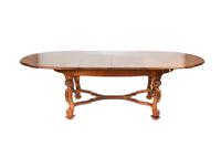 Antique Walnut Carved Dining Table & Set of 8 Carved Dining Chairs (8 of 8) Antique Walnut Carved Dining Table & Set of 8 Carved Dining Chairs (8 of 8)