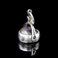 Antique Edwardian Abalone Shell and Agate Sterling Silver Spinning Fob Pendant (7 of 9) Antique Edwardian Abalone Shell and Agate Sterling Silver Spinning Fob Pendant (7 of 9)