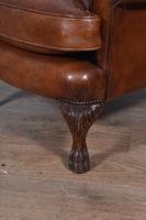 Antique Leather Wing Chair (2 of 6) Antique Leather Wing Chair (2 of 6)
