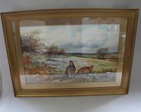 Pair of Gilt Framed Watercolour Paintings of Grouse (5 of 9) Pair of Gilt Framed Watercolour Paintings of Grouse (5 of 9)