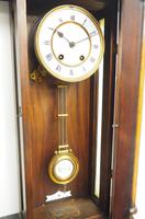 Antique Rocket Cased Single Walnut 8-Day Vienna Regulator Wall Clock by Lenzkirch (5 of 8) Antique Rocket Cased Single Walnut 8-Day Vienna Regulator Wall Clock by Lenzkirch (5 of 8)