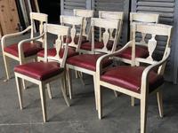 Set of 8 French Directoire Dining Chairs (5 of 16) Set of 8 French Directoire Dining Chairs (5 of 16)