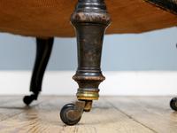 19th Century Victorian Ebonised Slipper Chair (3 of 7) 19th Century Victorian Ebonised Slipper Chair (3 of 7)