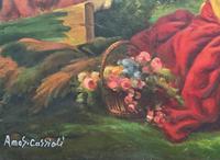 After Amos Cassioli - Large 20th Century Oil on Canvas Painting (6 of 12) After Amos Cassioli - Large 20th Century Oil on Canvas Painting (6 of 12)