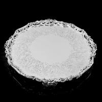 Exceptional Large Solid Sterling Silver Victorian Salver/tray/platter 47cm with Cast Border - Hunt & Roskell - Storr Mortimer & Hunt (9 of 29) Exceptional Large Solid Sterling Silver Victorian Salver/tray/platter 47cm with Cast Border - Hunt & Roskell - Storr Mortimer & Hunt (9 of 29)
