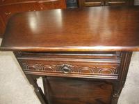 Carved Oak Side Table (2 of 2) Carved Oak Side Table (2 of 2)