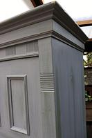 Fabulous Old Pine & Grey Painted Wardrobe / Hall / Kitchen Cupboard - We Deliver! (7 of 12) Fabulous Old Pine & Grey Painted Wardrobe / Hall / Kitchen Cupboard - We Deliver! (7 of 12)