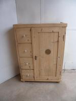 Victorian Tall Antique Pine 4 Drawer Kitchen Storage Cupboard to wax / paint (4 of 12) Victorian Tall Antique Pine 4 Drawer Kitchen Storage Cupboard to wax / paint (4 of 12)