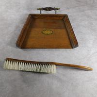 Edwardian Oak Crumb Tray & Brush (4 of 6) Edwardian Oak Crumb Tray & Brush (4 of 6)