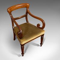 Antique Serpentine Armchair, English, Mahogany, Elbow Seat, Regency c.1820 (7 of 11) Antique Serpentine Armchair, English, Mahogany, Elbow Seat, Regency c.1820 (7 of 11)