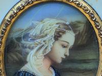 Fabulous early 1900s Italian Miniature Oil Portrait Painting - Stunning Frame!' (9 of 11) Fabulous early 1900s Italian Miniature Oil Portrait Painting - Stunning Frame!' (9 of 11)