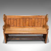 Antique Bench Seat, English, Pine, Pew, Ecclesiastic Taste, Victorian c.1900 (8 of 12) Antique Bench Seat, English, Pine, Pew, Ecclesiastic Taste, Victorian c.1900 (8 of 12)