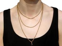 9ct Yellow Gold Longuard Chain - Antique c.1890 (8 of 12) 9ct Yellow Gold Longuard Chain - Antique c.1890 (8 of 12)