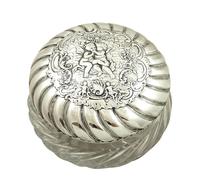 Antique Victorian Sterling Silver 'Cherub' Vanity Jar 1896 (9 of 9) Antique Victorian Sterling Silver 'Cherub' Vanity Jar 1896 (9 of 9)