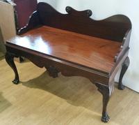 Unusual 19th Century Irish Mahogany Hall Bench (9 of 9) Unusual 19th Century Irish Mahogany Hall Bench (9 of 9)