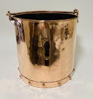 Antique Riveted Copper Bucket (10 of 14) Antique Riveted Copper Bucket (10 of 14)