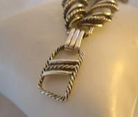 Vintage Sterling Silver Leaf Bracelet 1960s Beaucraft USA 6 3/4" Length 28 Grams (8 of 12) Vintage Sterling Silver Leaf Bracelet 1960s Beaucraft USA 6 3/4" Length 28 Grams (8 of 12)