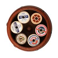 Circular Mahogany Bobbin Caddy (5 of 8) Circular Mahogany Bobbin Caddy (5 of 8)